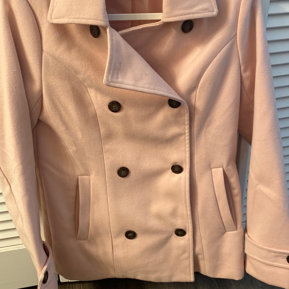 Light Pink Forever 21 jacket or peacoat